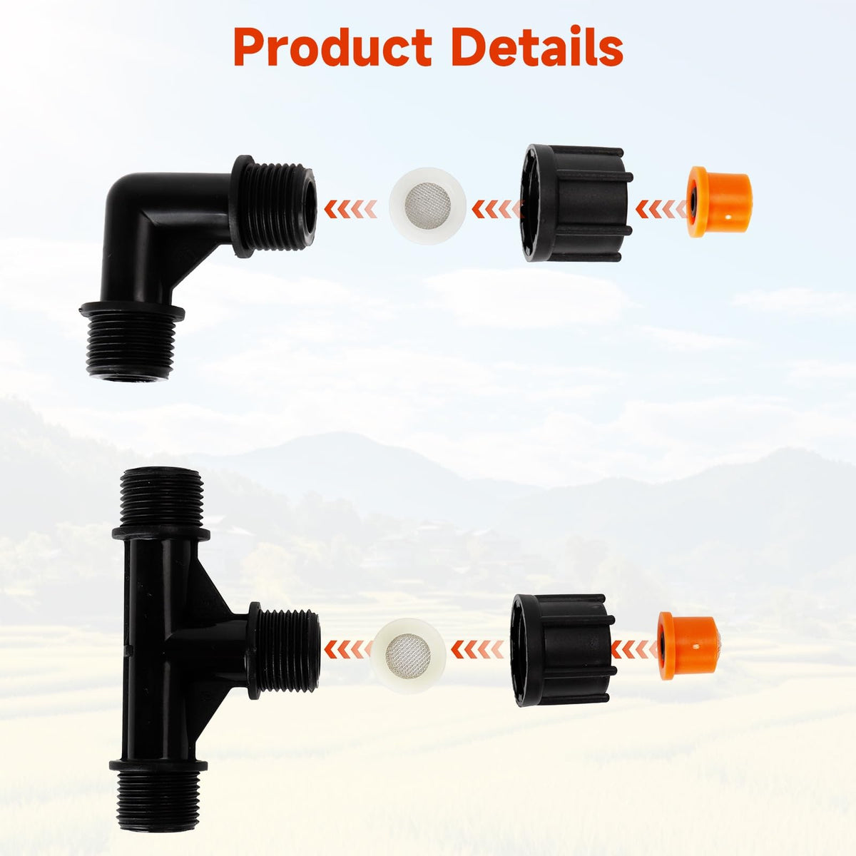 Reinforced polypropylene rods keep the wand lightweight and sturdy