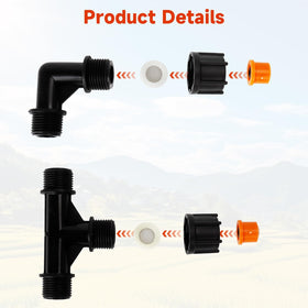 Reinforced polypropylene rods keep the wand lightweight and sturdy