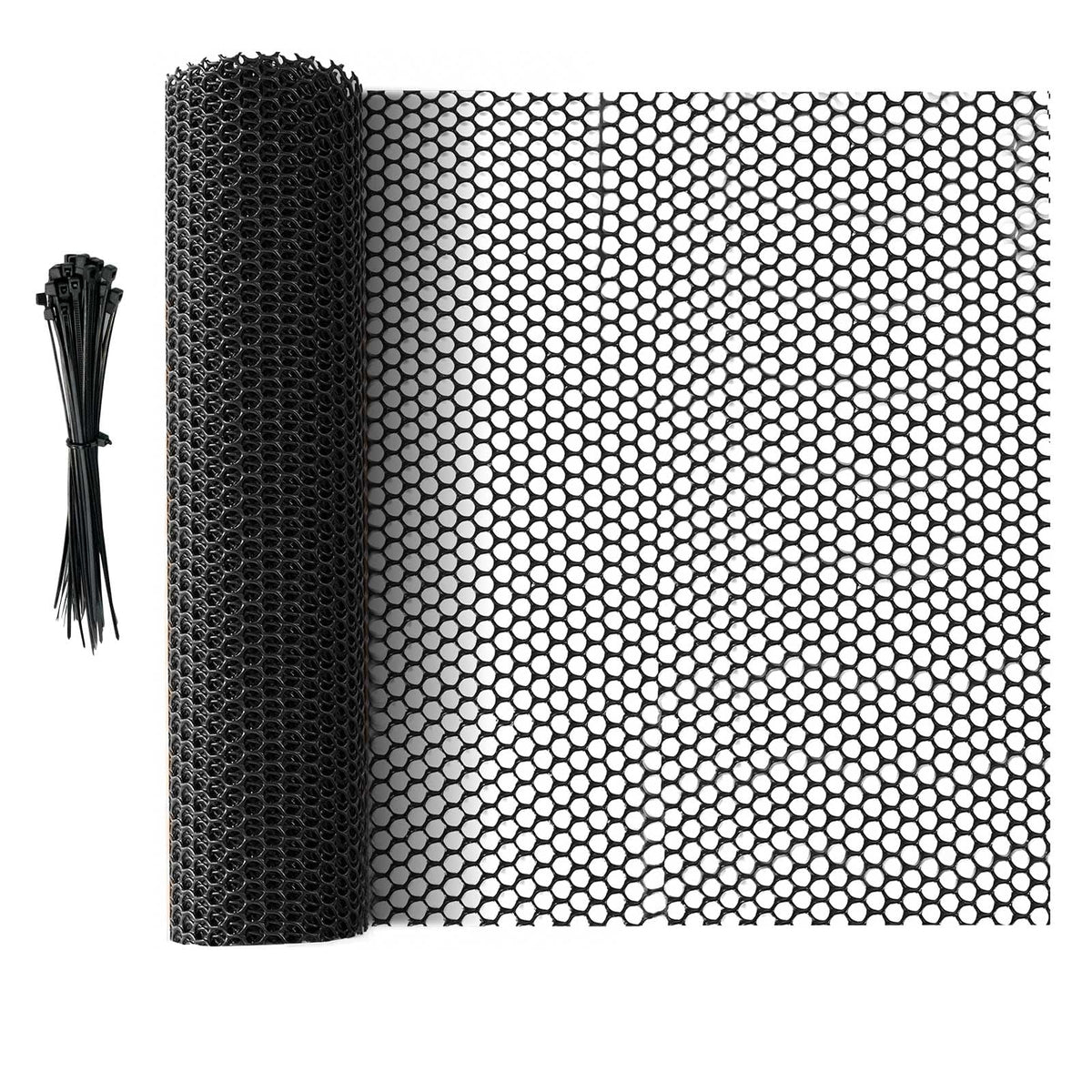 Jinkoozz roll mesh fence for durable outdoor boundary in gardens.