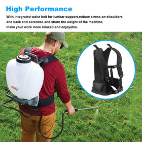Wide padded shoulders on JIOTAR straps reduce fatigue during use