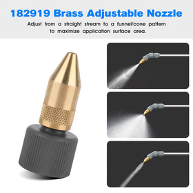 JIOTAR nozzle with built-in gasket helps prevent leakage during use.