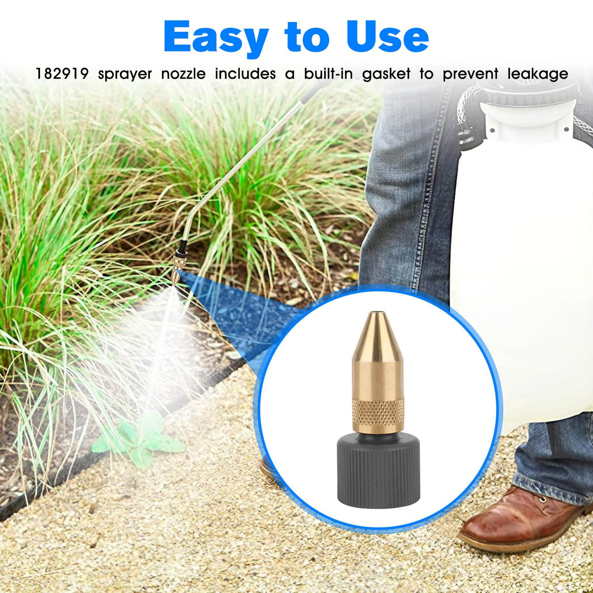 JIOTAR portable sprayer accessory keeps nozzle replacement compact and easy to store.