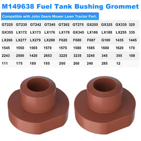 JIOTAR sealed fuel system bushing demonstrating secure mounting