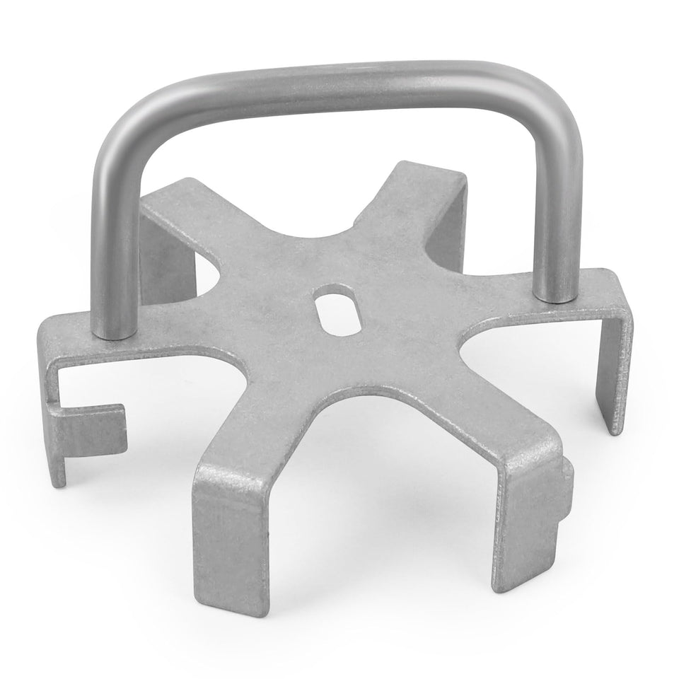 JIOTAR Termi-te tool grips bait station lids for easy inspections.