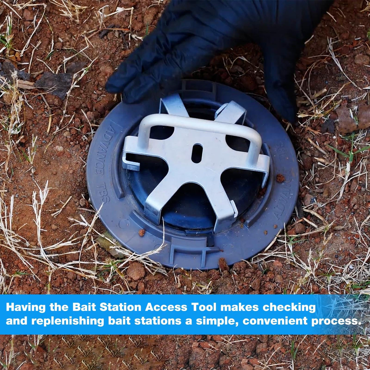 JIOTAR Termi-te access tool opens quick-lock caps smoothly.