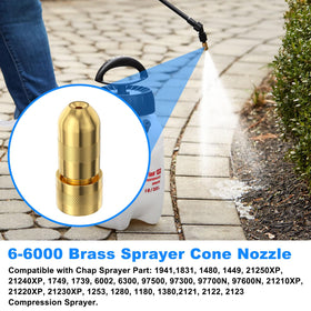 JIOTAR two-piece brass nozzle body designed for durability and long life.