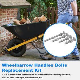 JIOTAR different bolt lengths support wheelbarrows and furniture repairs.