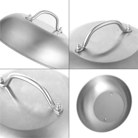 Jirktiy 9in dome promotes even heat distribution on the griddle
