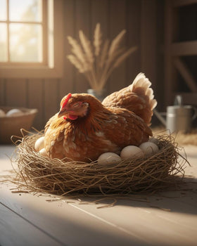 Jirown 8-piece dummy egg set is easy to clean and maintain in the coop.