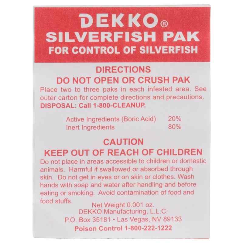 Two D Ekko Silverfish Paks packs shown for long-lasting six-month defense.