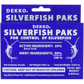 D Ekko Silverfish Paks pack ready for discreet home use.