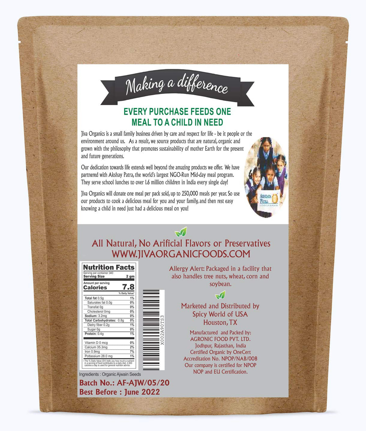 1.5 lb bag provides value for frequent cooks.