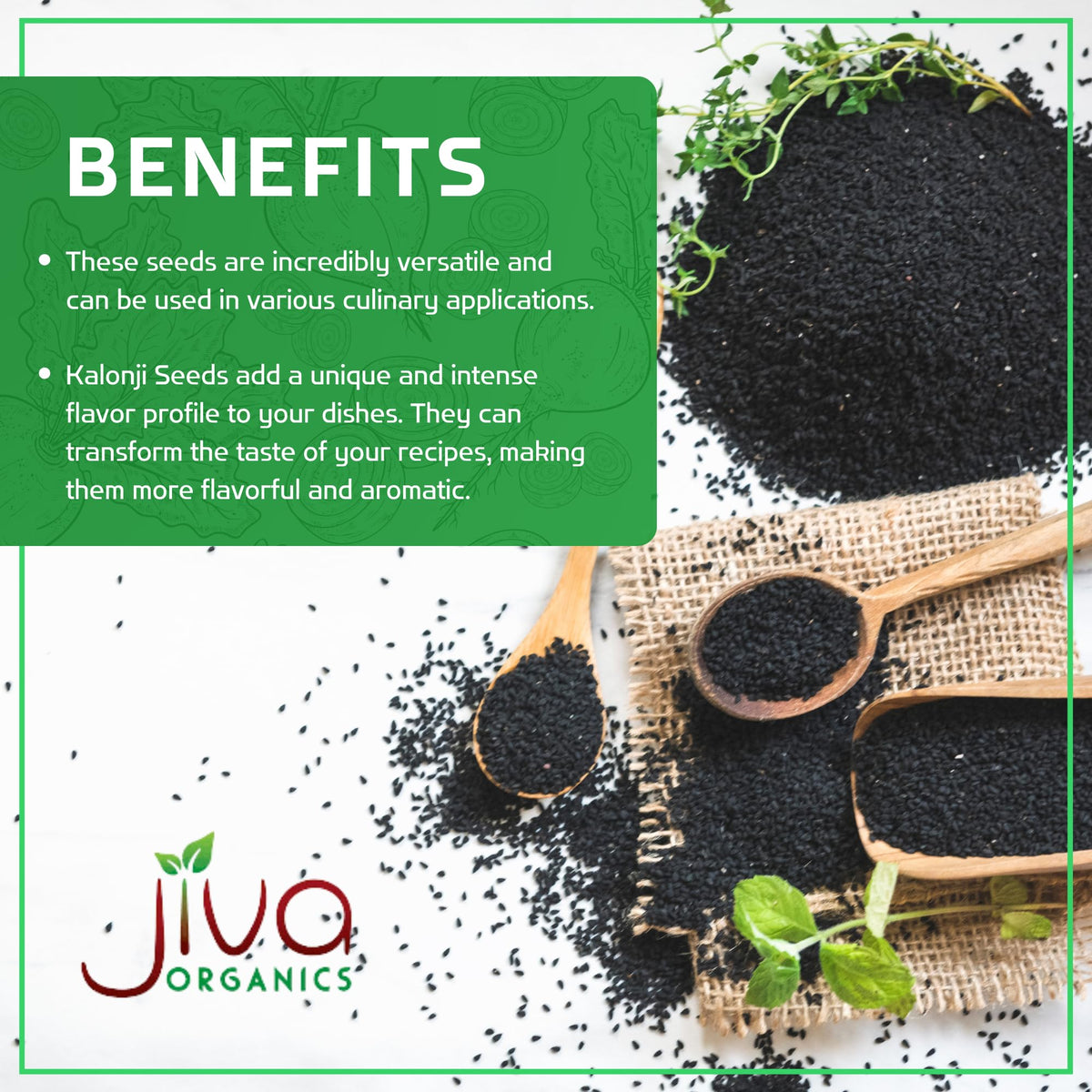 Jiva Organics Nigella seeds ground, ideal for spice blends
