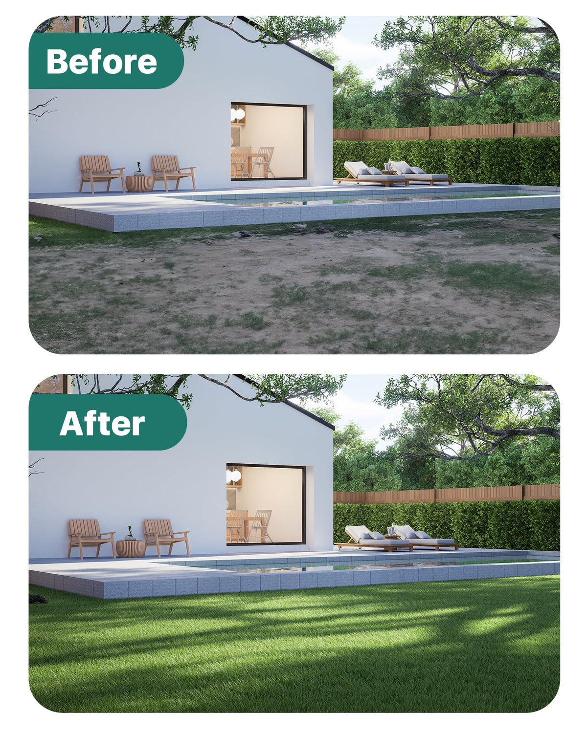 JivaJot Lawn Leveling Rake in action on grass and turf.