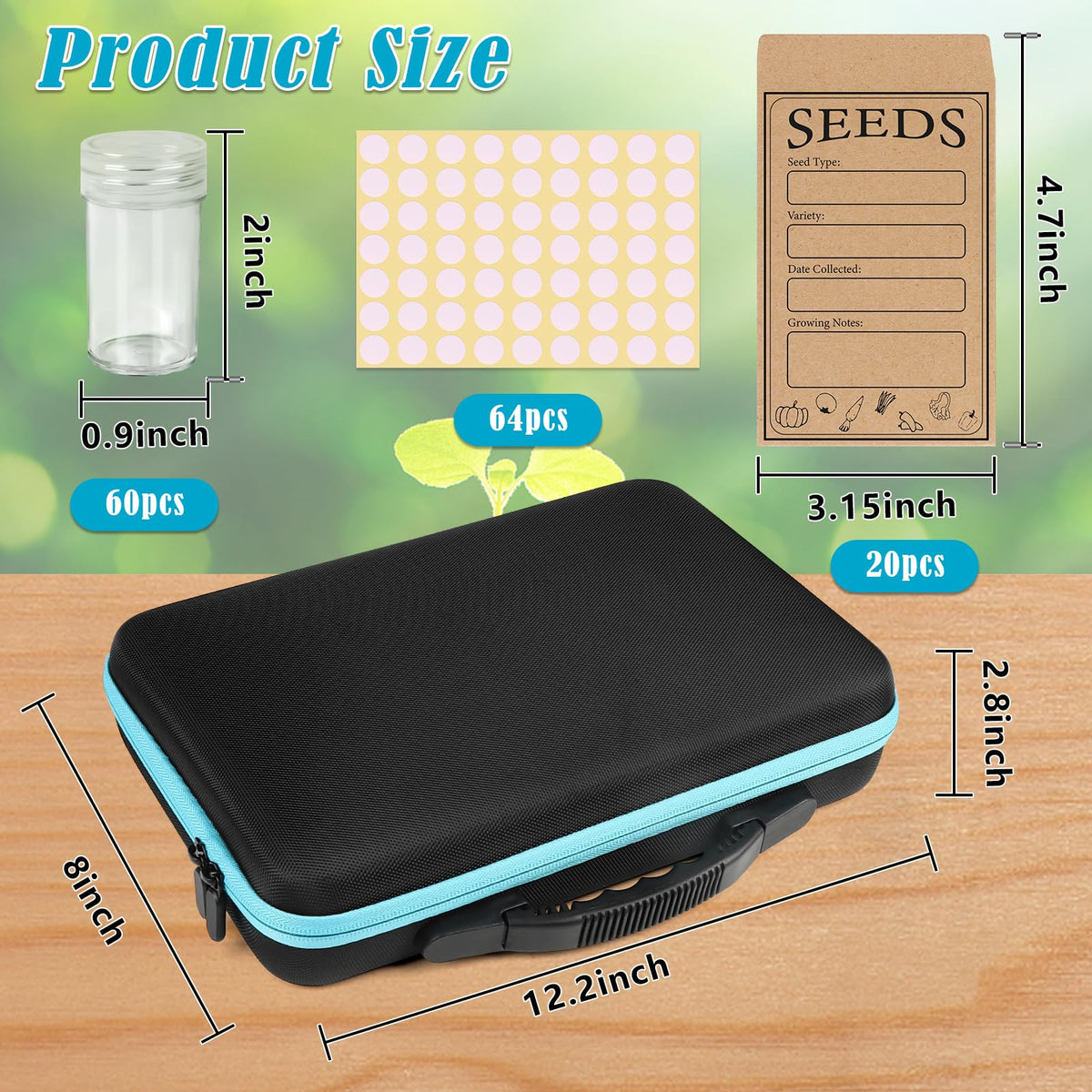 jixsloft 20 seed envelopes for organized labeling and storage.
