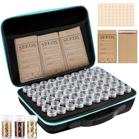 jixsloft 60-slot seed storage organizer for tidy seed planning.