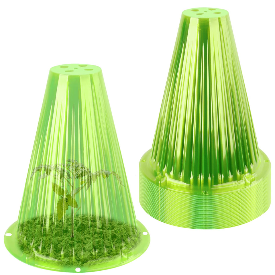 Jixsloft garden cloche dome clear protects young plants from pests while maximizing light