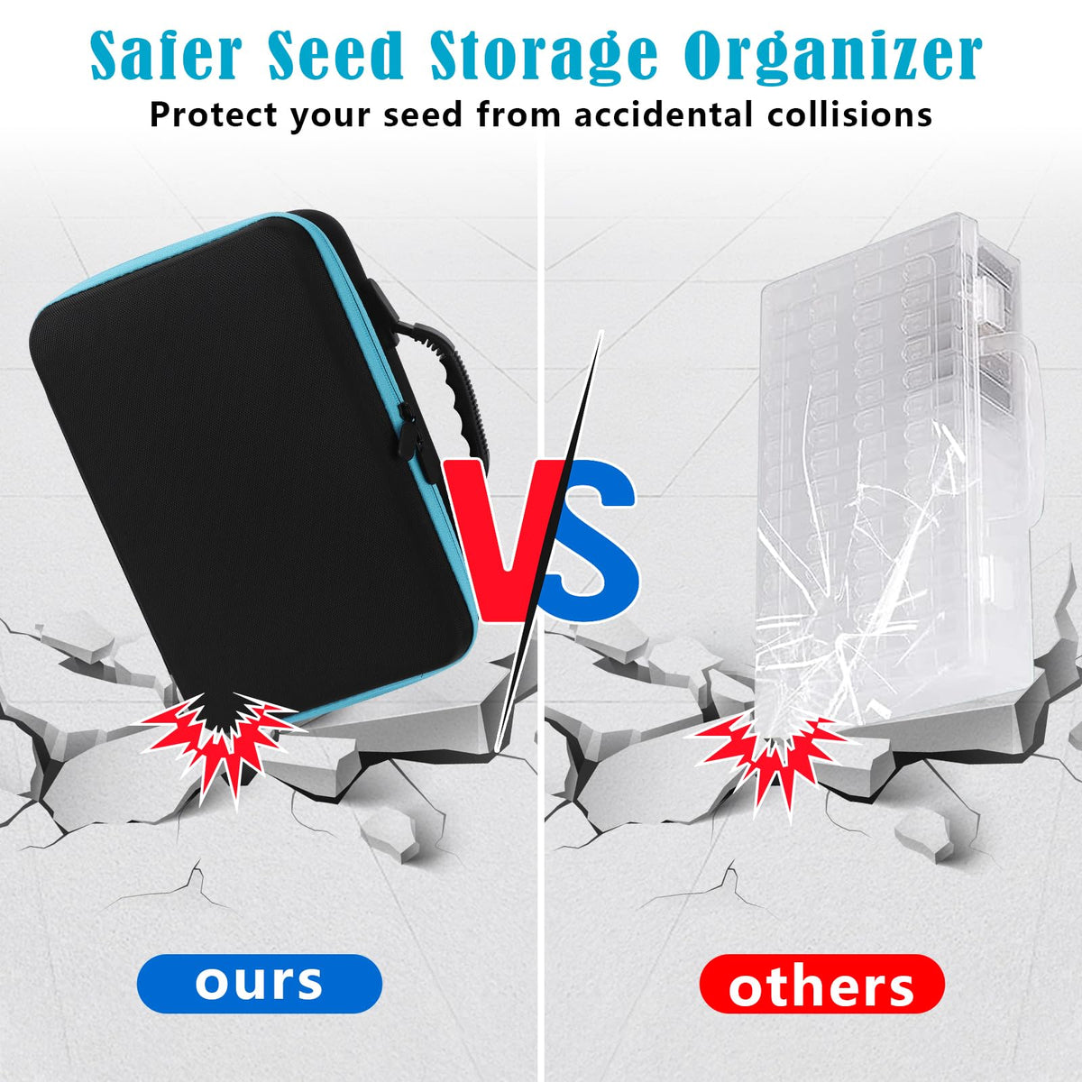 jixsloft zipper bag provides light-proof protection for seeds.
