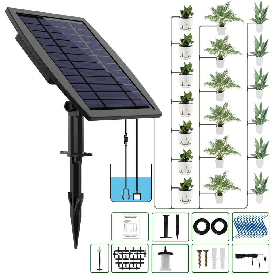 JIYANG solar auto drip kit box for balcony garden use