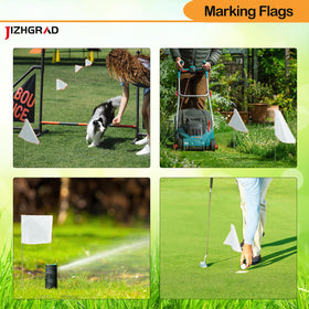 JIZHGRAD multipurpose ground markers for sprinkler and landscaping tasks.