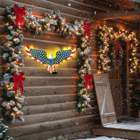 JJALIGHTS energy-saving feature reduces electricity use while illuminating outdoor spaces.