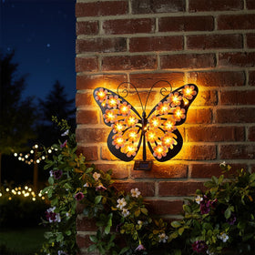 JJALIGHTS waterproof butterfly wall light withstands rain and snow
