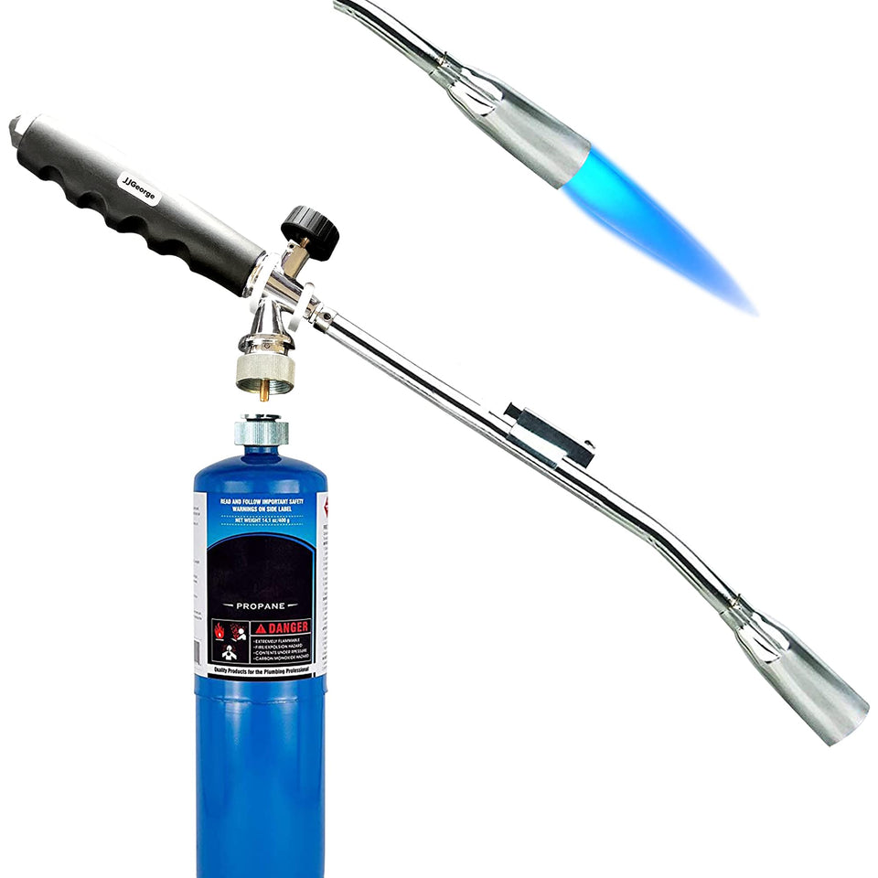 JJGeorge Grill Torch Charcoal Starter lighting charcoal quickly without cords.