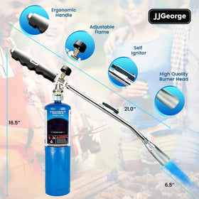 JJGeorge Grill Torch cordless design frees you from outlets.