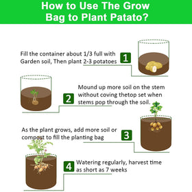 JJGoo multi-season bags designed for long-term garden use.