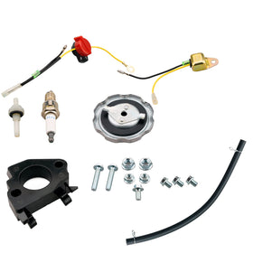 JJing carburetor assembly for Honda GX340/GX390, precise fuel metering.