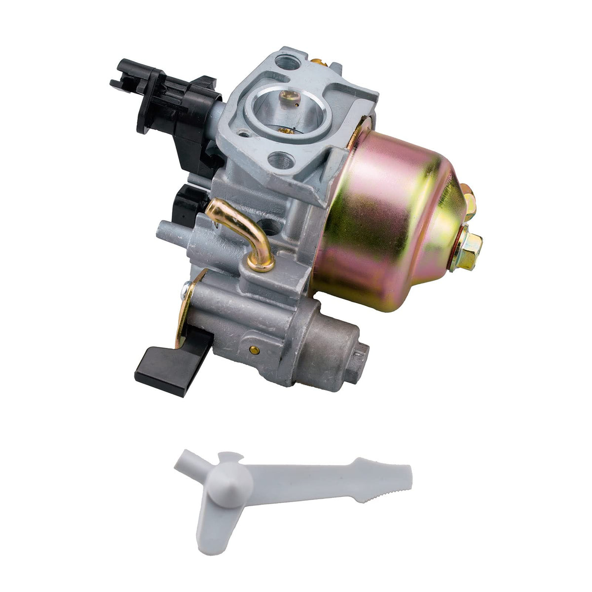 JJing fuel line with clips, secure connections for steady fuel flow.
