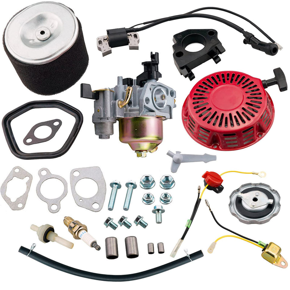 JJing recoil starter assembly for GX engines, durable pull start for easy starts.