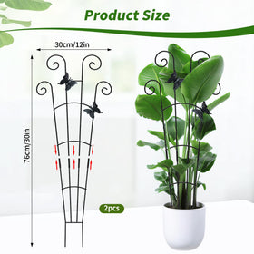 JJSHUANL hand-welded metal trellis with durable frame