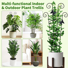 JJSHUANL potted plant trellis guides vertical growth and light exposure