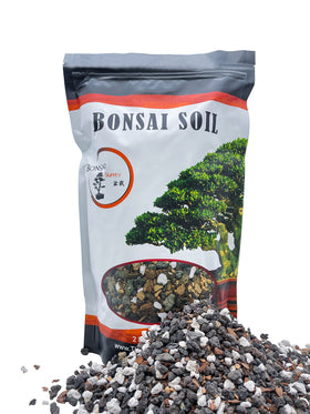 The Bonsai Supply Bonsai Soil All Purpose Mix packaging front view with eco-friendly pouch.
