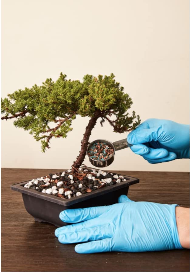 JK Global Imports Bonsai Supply 5oz fertilizer is root-friendly and non-burning for bonsai
