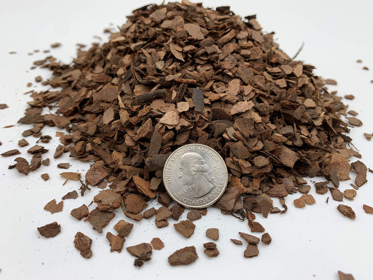 JK Global Imports Pine Bark Nugget Fines support orchid pot stability and nutrient release.