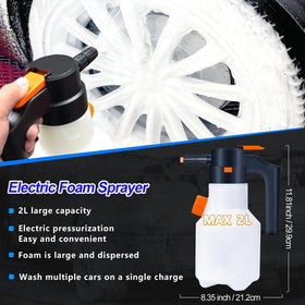JKFIPKHI battery-powered foam sprayer for continuous spray
