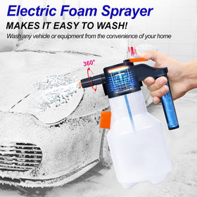 JKFIPKHI dense foam car wash spray coating for even coverage