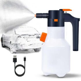JKFIPKHI electric foam sprayer bottle delivering dense car wash foam