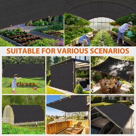 JKNVDVLC easy-install shade cloth simplifies outdoor setup.