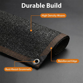 JKNVDVLC HDPE shade fabric enables airflow while shading plants.
