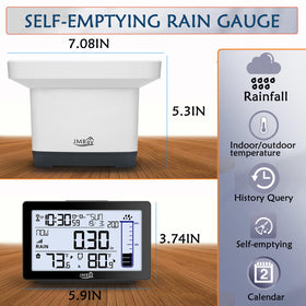 JMBay indoor-outdoor temperature readings support climate awareness in any space.