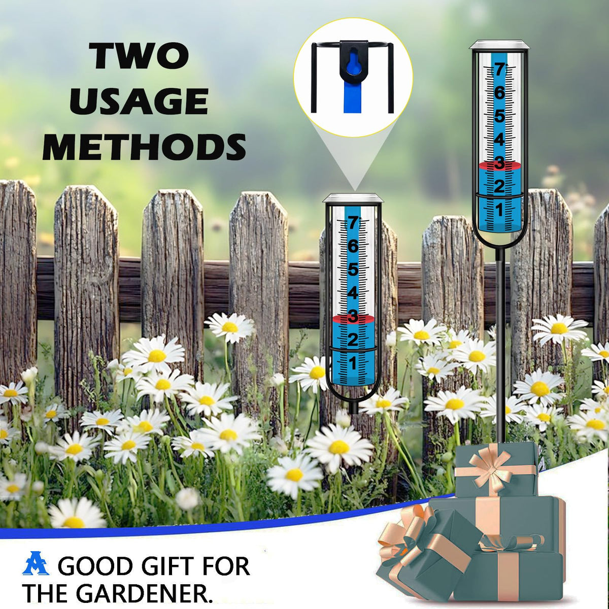 JMBay oversized bold scale enables quick rainfall checks.