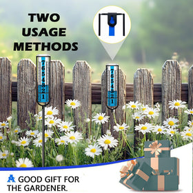 JMBay rain gauge is easy to install in your garden.