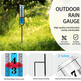 JMBay rain gauge replacement tubes ensure continuous readings outdoors.