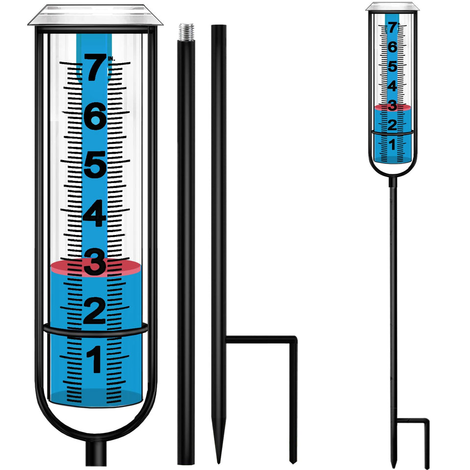 JMBay rain gauge tall-height stake for easy yard readings.