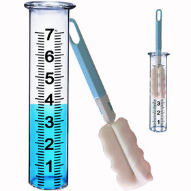 JMBay rain gauge replacement tube 7-inch plastic with clear readout.