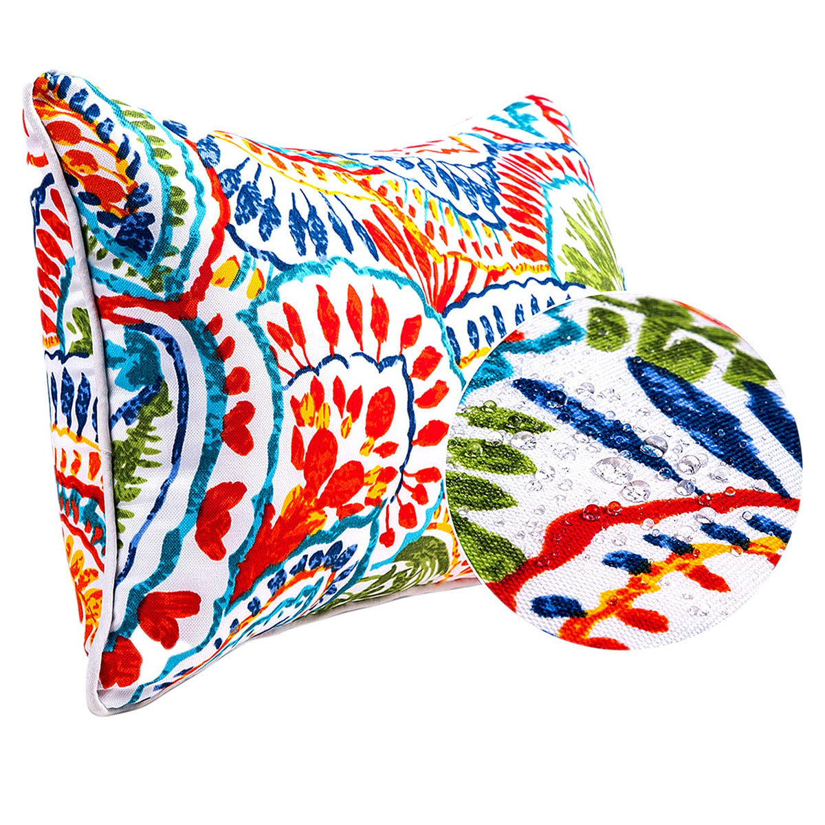 JMGBird paisley design closeup showing vibrant detailing