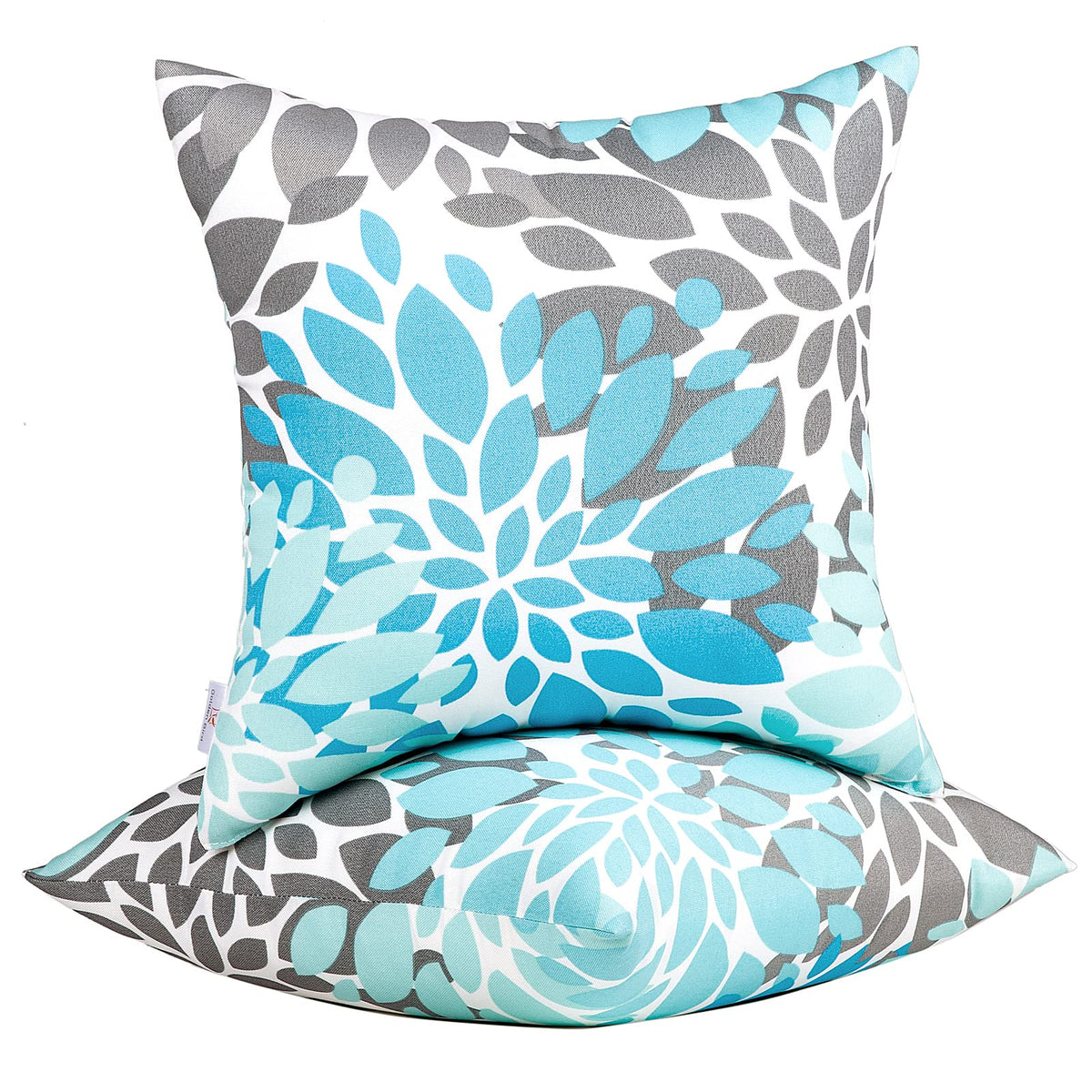 JMGBird water-resistant outdoor pillows two-pack on patio chairs, durable for weather